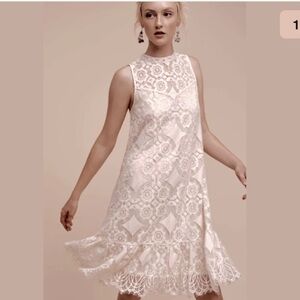 Anthropologie Floreat sleeveless lace dress